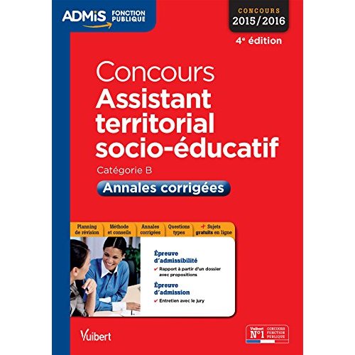 CONCOURS ASSISTANT TERRITORIAL SOCIO EDUCATIF - ANNALES CORRIGEES