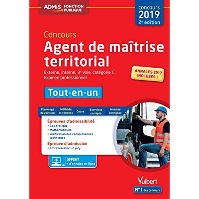 CONCOURS AGENT DE MAITRISE TERRITORIAL - CATEGORIE C - TOUT-EN-UN