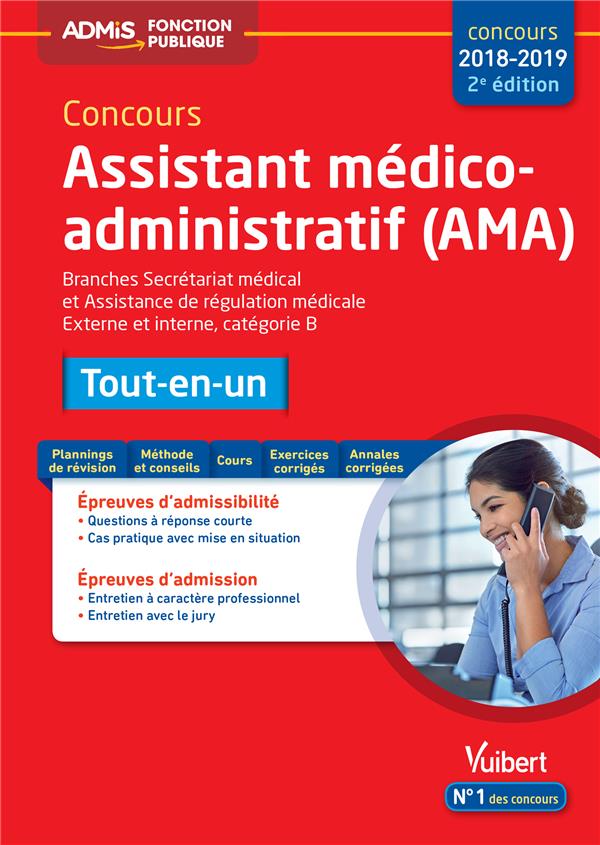 CONCOURS ASSISTANT MEDICO-ADMINISTRATIF - TOUT-EN-UN - CATEGORIE B