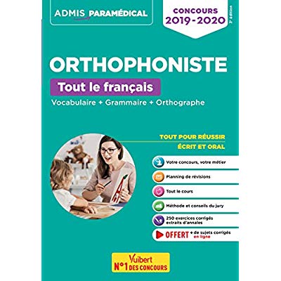 CONCOURS ORTHOPHONISTE - TOUT LE FRANCAIS