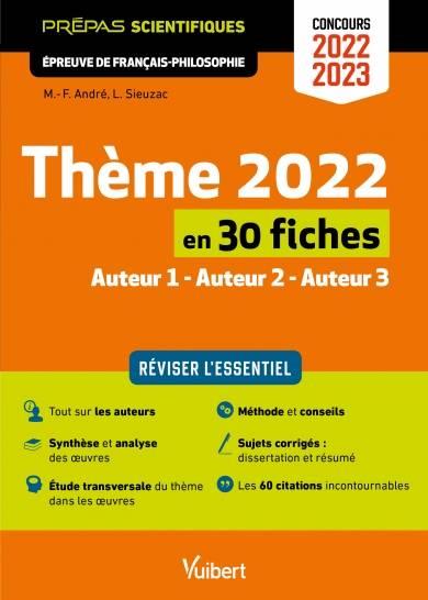 LE TRAVAIL EN 30 FICHES - EPREUVE DE FRANCAIS-PHILOSOPHIE - PREPAS SCIENTIFIQUES - CONCOURS 2022-202