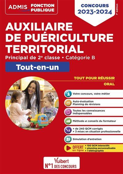 CONCOURS AUXILIAIRE DE PUERICULTURE TERRITORIAL - CATEGORIE B - TOUT-EN-UN - CONCOURS 2025-2026