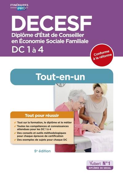 DECESF - DC 1 A 4 - PREPARATION COMPLETE POUR REUSSIR SA FORMATION - TOUT-EN-UN 2025-2026 - DIPLOME