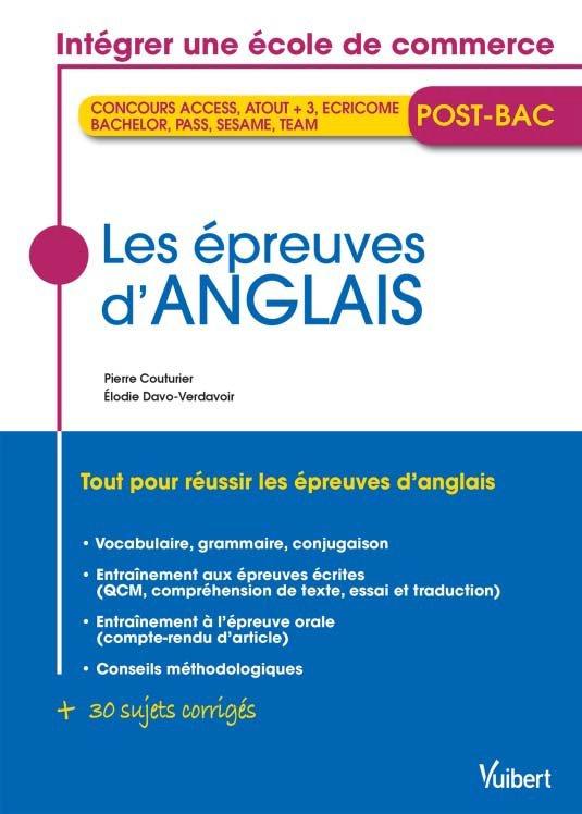 LES EPREUVES D'ANGLAIS