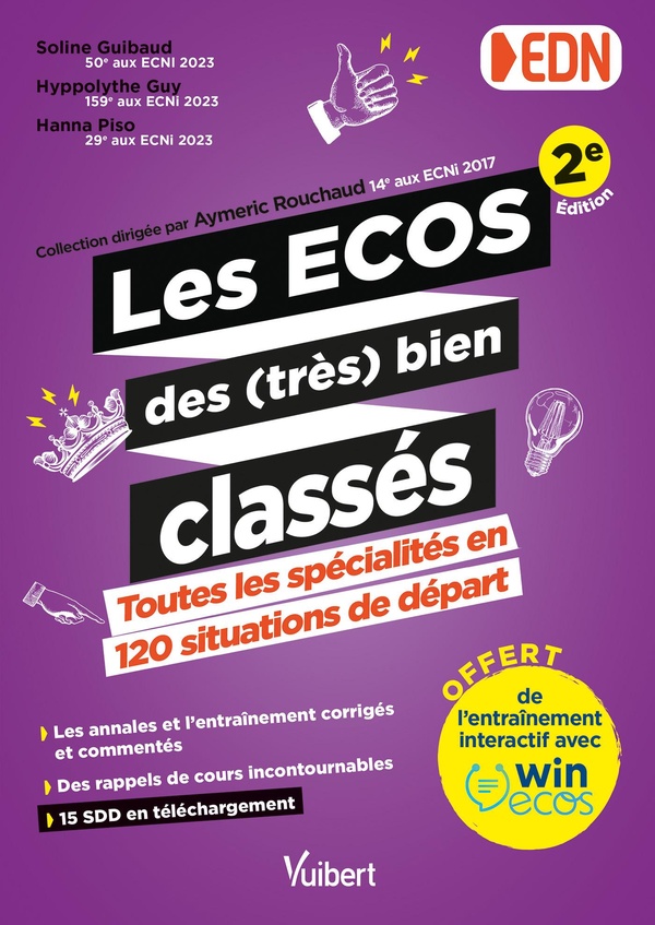 LES ECOS DES (TRES) BIEN CLASSES - TOUTES LES SPECIALITES EN 120 SITUATIONS DE DEPART - ANNALES ET E