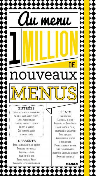 1 MILLION DE NOUVEAUX MENUS DU MONDE