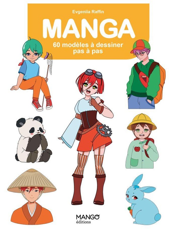 MANGA - 60 MODELES A DESSINER PAS A PAS