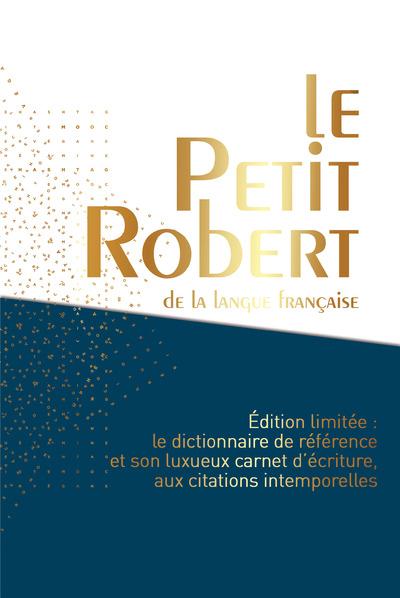 COFFRET LE PETIT ROBERT DE LA LANGUE FRANCAISE 2015 FIN D'ANNEE BLEU