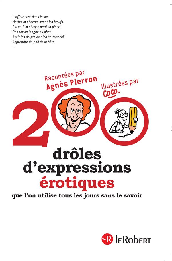 200 DROLES D'EXPRESSIONS EROTIQUES QUE L'ON UTILISE TOUS LES JOURS SANS LE SAVOIR