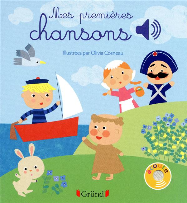 MES PREMIERES CHANSONS - LIVRE SONORE AVEC 6 PUCES - DES 1 AN