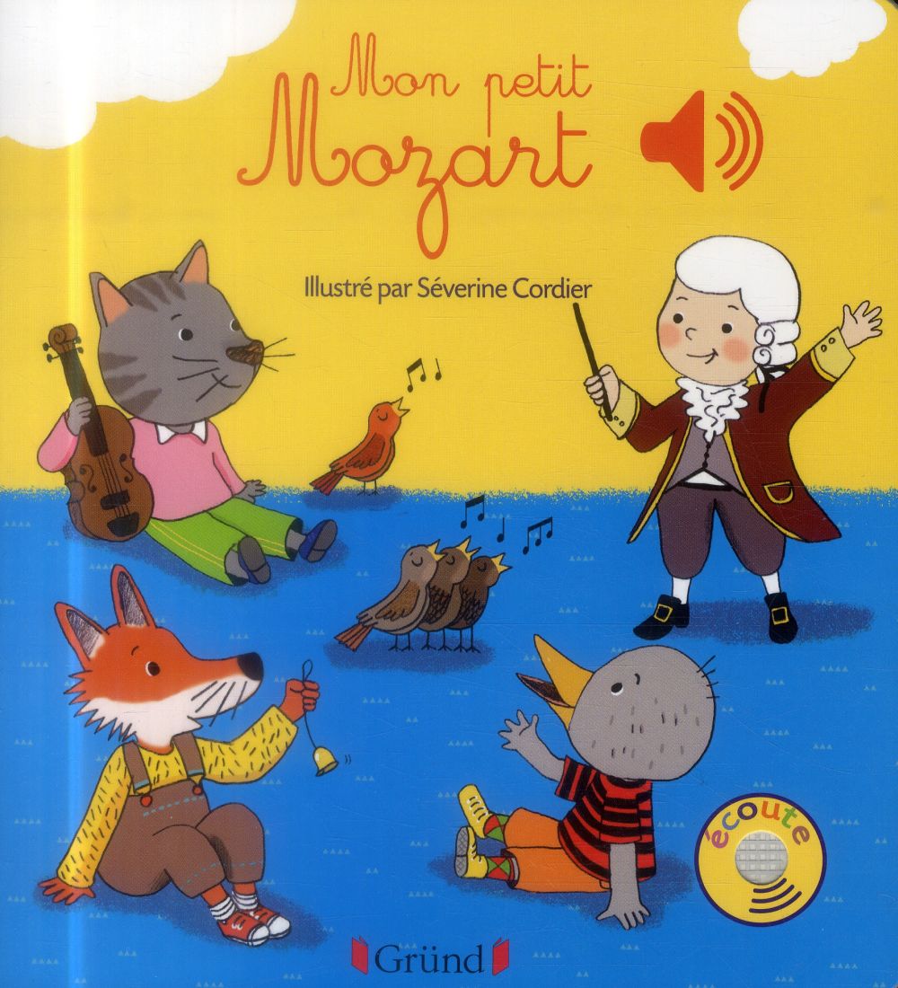 MON PETIT MOZART - LIVRE SONORE AVEC 6 PUCES - DES 1 AN