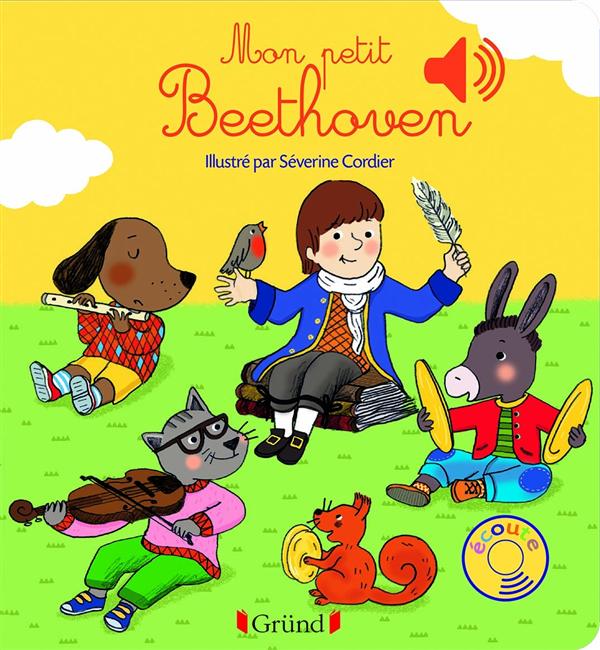 MON PETIT BEETHOVEN - LIVRE SONORE AVEC 6 PUCES - DES 1 AN