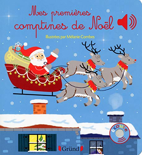 MES PREMIERES COMPTINES DE NOEL - LIVRE SONORE AVEC 6 PUCES - DES 1 AN