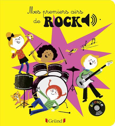 MES PREMIERS AIRS DE ROCK - LIVRE SONORE AVEC 6 PUCES - DES 1 AN