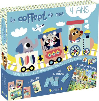 LE COFFRET DE MES 4 ANS - COFFRET AVEC 40 CARTES DE CHERCHE-ET-TROUVE, 18 CARTES DE MELI-MELO ET 28