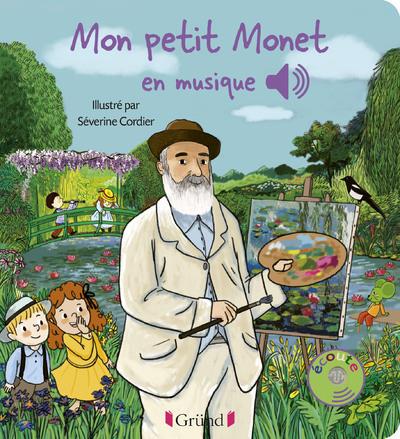 MON PETIT MONET EN MUSIQUE - LIVRE SONORE AVEC 6 PUCES - DES 1 AN