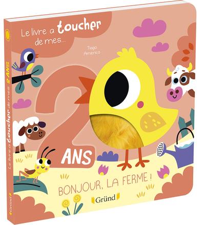 LE LIVRE A TOUCHER DE MES 2 ANS - LIVRE D'EVEIL AVEC 6 MATIERES - A PARTIR DE 2 ANS