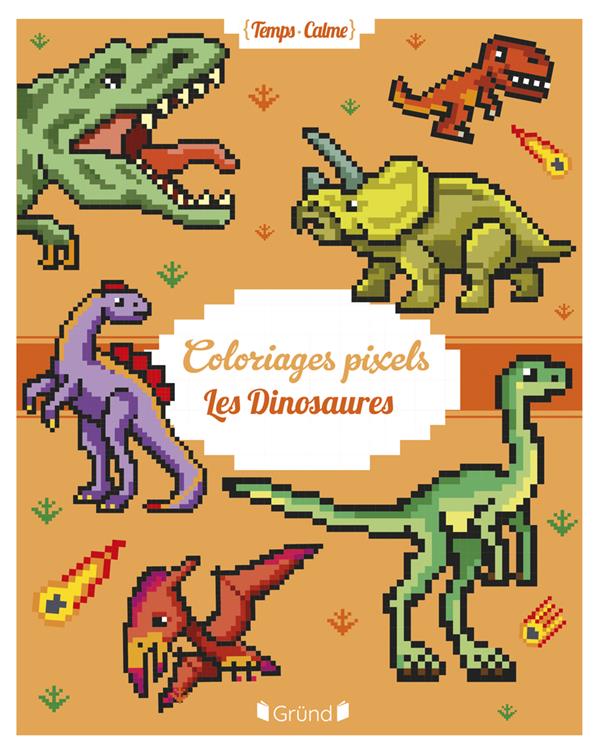 COLORIAGES PIXELS - LES DINOSAURES