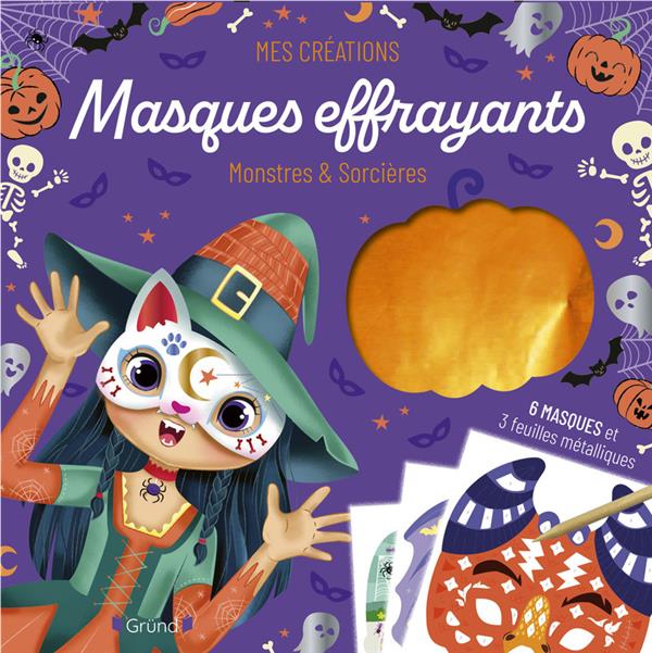 POCHETTE - MASQUES EFFRAYANTS - MONSTRES ET SORCIERES