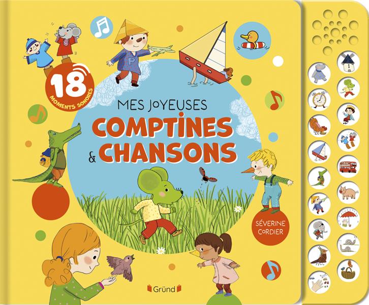 MES JOYEUSES COMPTINES ET CHANSONS (GRAND FORMAT AVEC BOITIER)