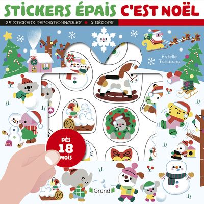 STICKERS EPAIS - C'EST NOEL