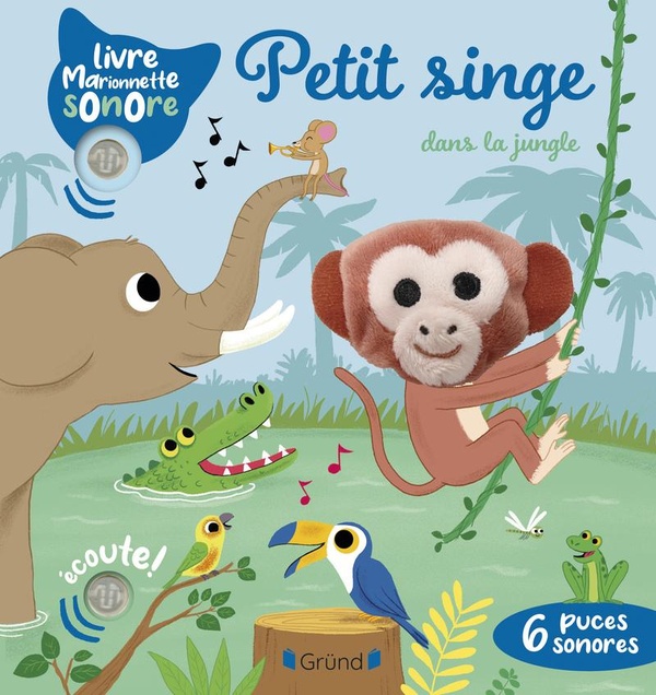 PETIT SINGE DANS LA JUNGLE