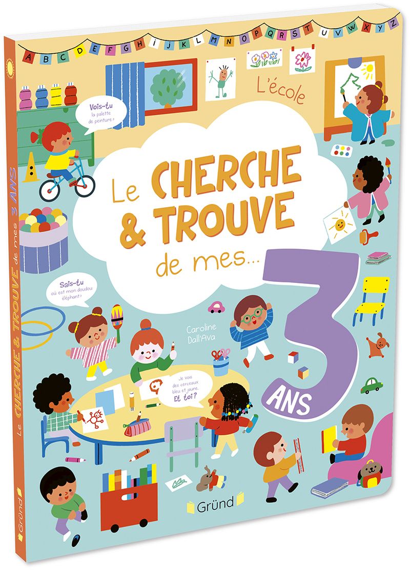 LE CHERCHE ET TROUVE DE MES 3 ANS - A L'ECOLE