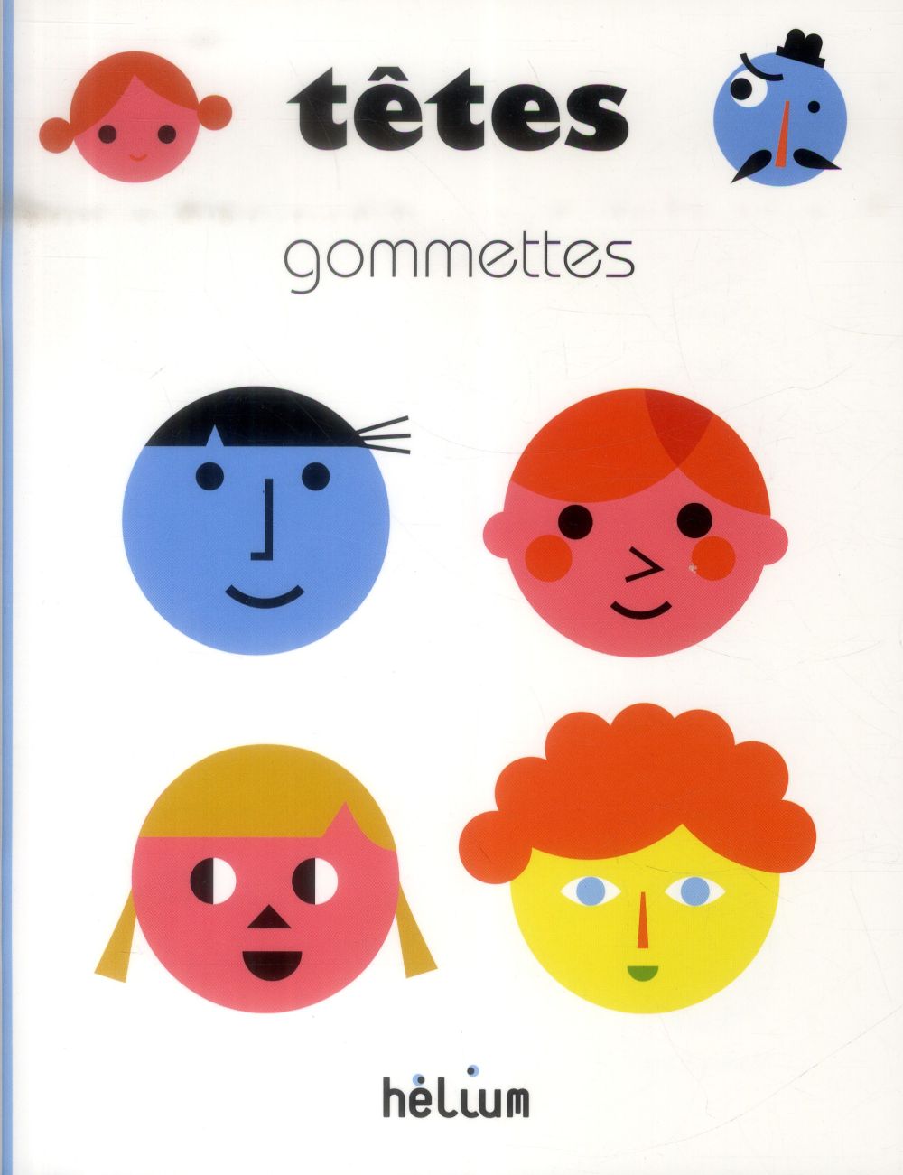 TETES - GOMMETTES - ILLUSTRATIONS, COULEUR