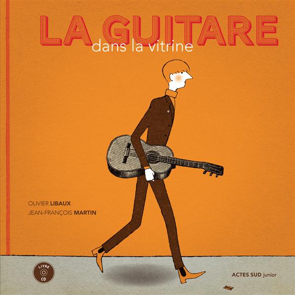 LA GUITARE DANS LA VITRINE - ILLUSTRATIONS, NOIR ET BLANC