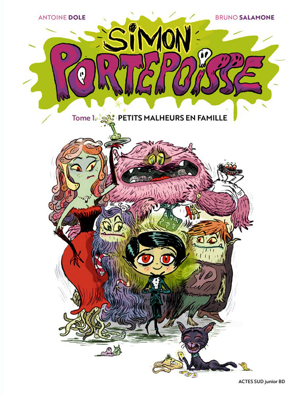 SIMON PORTEPOISSE TOME 1 - PETITS MALHEURS EN FAMILLE - ILLUSTRATIONS, COULEUR