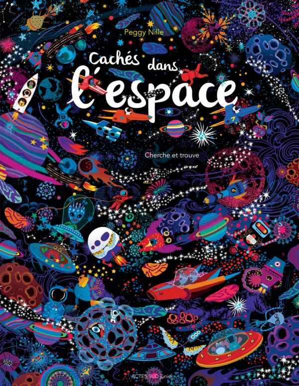 CACHES DANS L'ESPACE - ILLUSTRATIONS, COULEUR