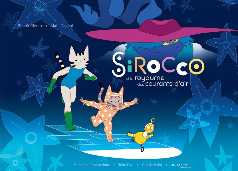 SIROCCO ET LE ROYAUME DES COURANTS D'AIR - ILLUSTRATIONS, COULEUR