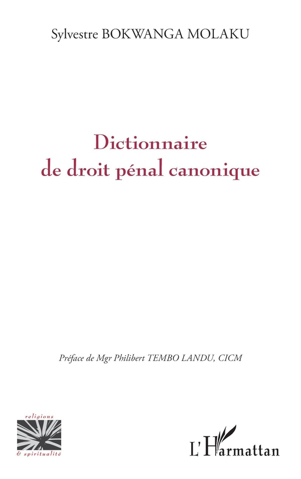 DICTIONNAIRE DE DROIT PENAL CANONIQUE