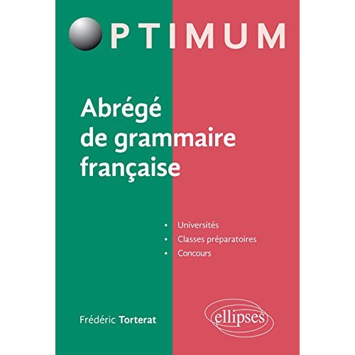 ABREGE DE GRAMMAIRE FRANCAISE