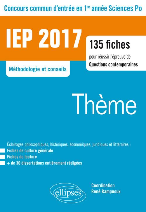 Concours Commun Iep 2017 150 Fiches Pour Reussir L Epreuve De