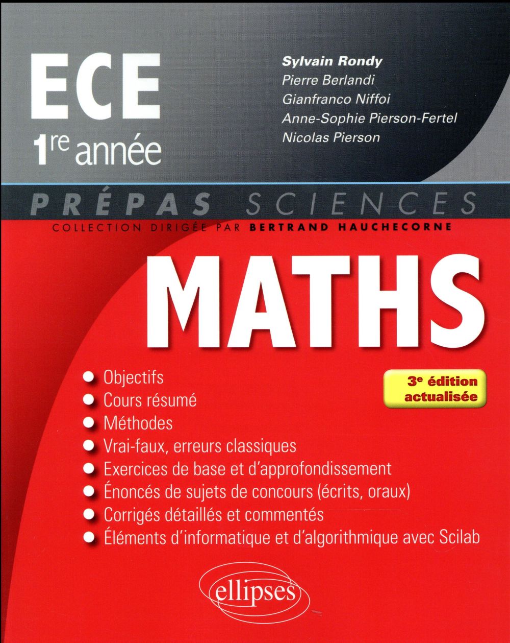 MATHEMATIQUES ECE 1RE ANNEE - 3E EDITION ACTUALISEE