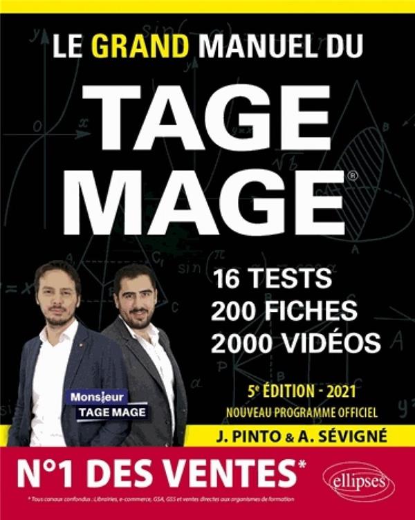 LE GRAND MANUEL DU TAGE MAGE  N 1 DES VENTES  16 TESTS BLANCS + 200 FICHES DE COURS + 2000 VIDEOS
