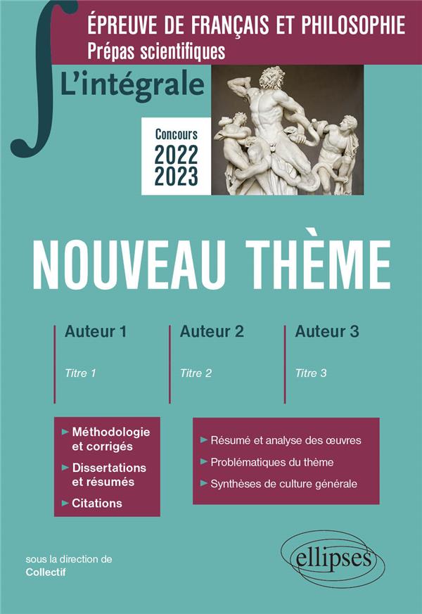 L'INTEGRALE SUR LE NOUVEAU THEME. AUTEUR 1, TITRE 1 - AUTEUR 2, TITRE 2 - AUTEUR 3, TITRE 3. EPREUVE
