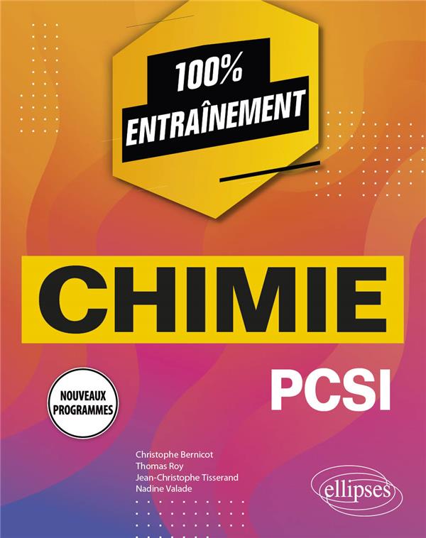 CHIMIE PCSI - NOUVEAUX PROGRAMMES