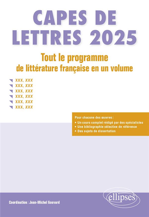 CAPES DE LETTRES 2025 - TOUT LE PROGRAMME DE LITTERATURE FRANCAISE EN UN VOLUME - FABLIAUX DU MOYEN