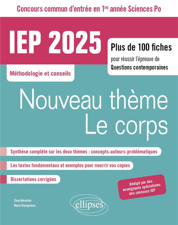 CONCOURS COMMUN IEP 2025 - SOLIDARITES / LE CORPS