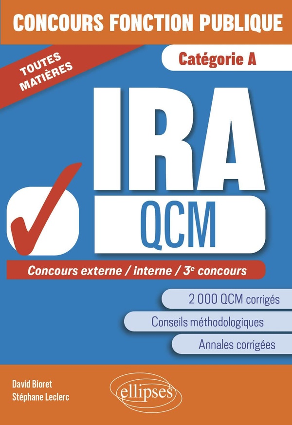 L'EPREUVE DE QCM AU CONCOURS DES IRA ET INSPECTEUR DES FINANCES PUBLIQUES