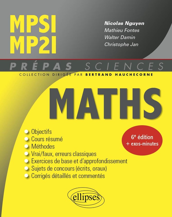 MATHEMATIQUES MPSI/MP2I
