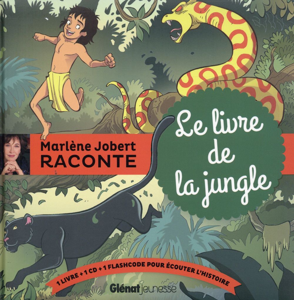 LE LIVRE DE LA JUNGLE - D'APRES RUDYARD KIPLING - LIVRE CD