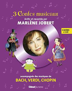 COFFRET 3 CONTES MUSICAUX N 4 - LIVRE CD POUR FAIRE DECOUVRIR LES MUSIQUES DE BACH, VERDI, CHOPIN -