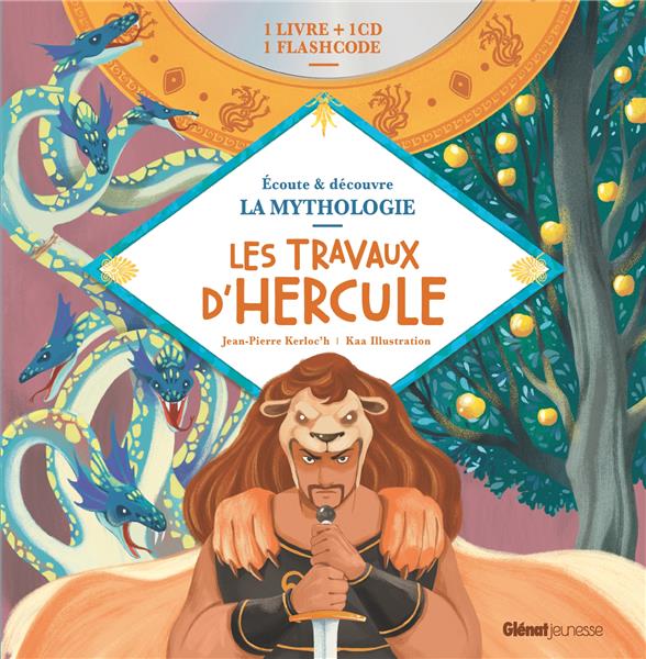 LIVRE CD LA MYTHOLOGIE - LES TRAVAUX D'HERCULE - AUDIO