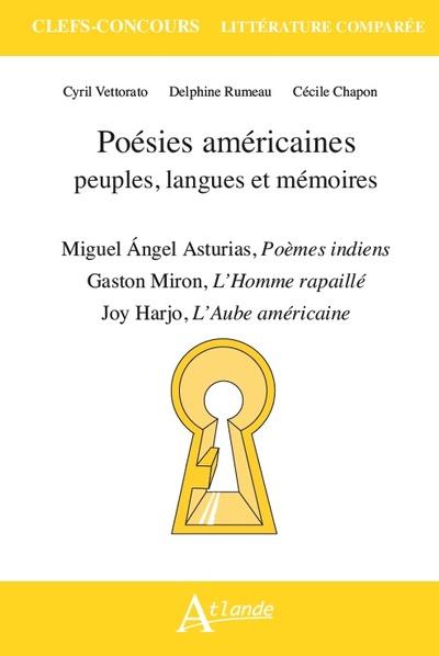 POESIES AMERICAINES : PEUPLES, LANGUES ET MEMOIRES