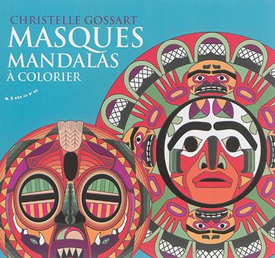 MASQUES MANDALA A COLORIER