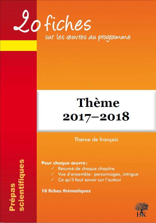 20 FICHES SUR LES OEUVRES AU PROGRAMME L'AVENTURE THEME DE FRANCAIS 2017-2018 - SERVITUDE ET SOUMISS