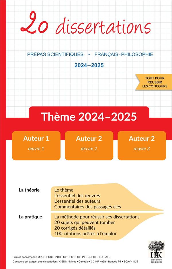 20 DISSERTATIONS - PREPAS SCIENTIFIQUES - FRANCAIS-PHILOSOPHIE 2024-2025  INDIVIDU ET COMMUNAUTE